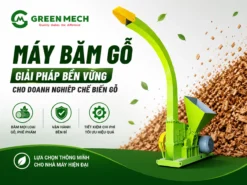 Máy băm gỗ 20 tấn – công suất vượt trội, đáp ứng nhu cầu xử lý nguyên liệu lớn cho nhà máy và xưởng sản xuất.