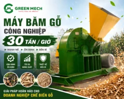 Máy băm gỗ 30 tấn chất lượng cao
