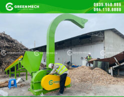Máy băm gỗ 5 tấn GREEN MECH có hiệu suất băm vượt trội