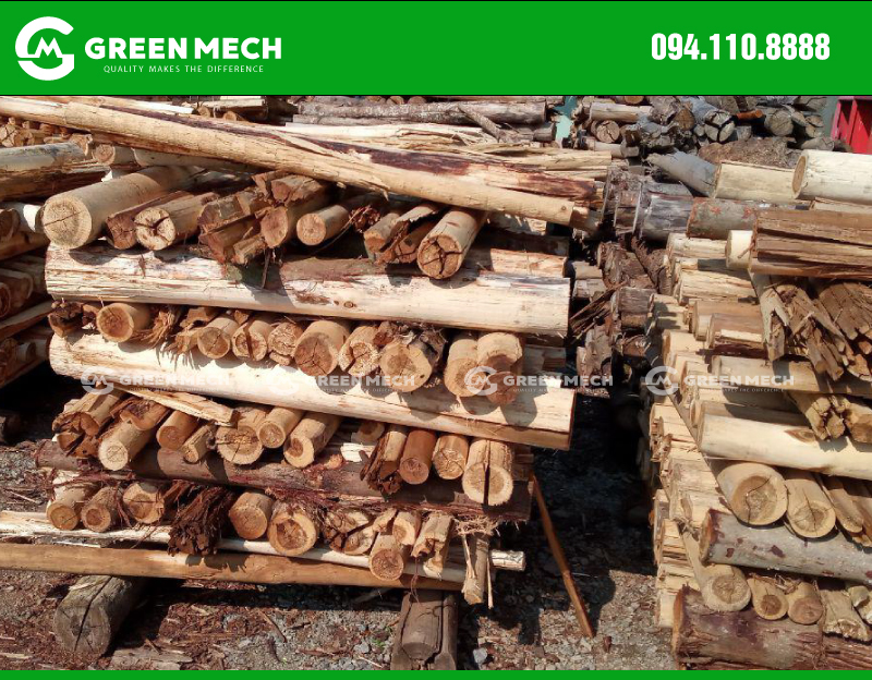Nguyên liệu cung cấp máy băm gỗ