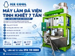 Máy làm đá viên tinh khiết 7 tấn chất lượng cao