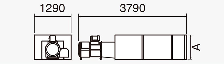 Kích thước máy sấy nông sản 480DM