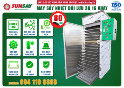 Máy sấy nhiệt đối lưu 16 khay