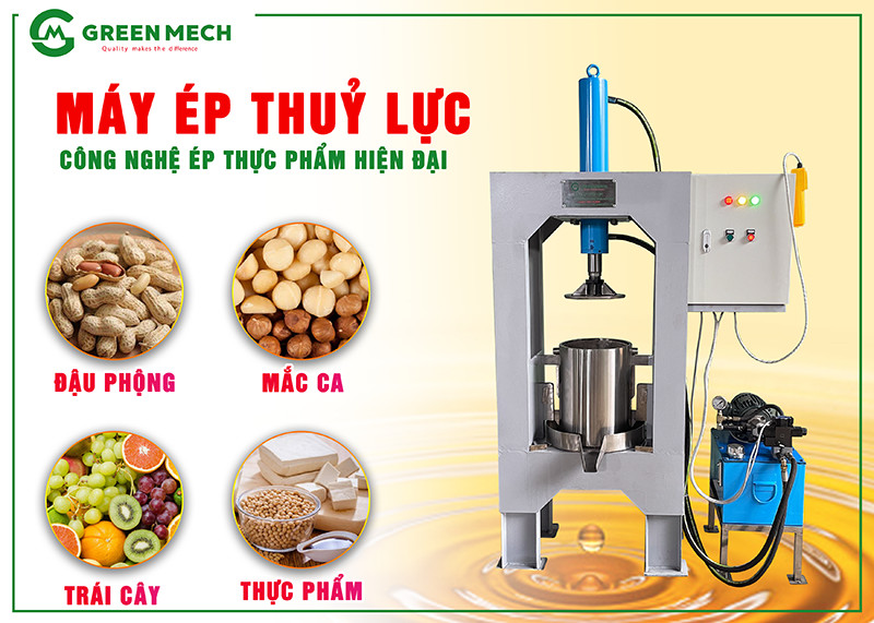 Máy ép thuỷ lực GREEN MECH chất lượng