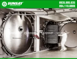 Máy sấy thăng hoa công nghiệp 500 kg phục vụ cho các nhà máy chế biến