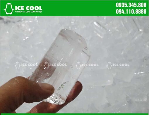 Đá viên thành phẩm được sản xuất từ máy đá viên ICE COOL