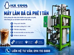 Máy đá cà phê 1 tấn ICE COOL chất lượng cao