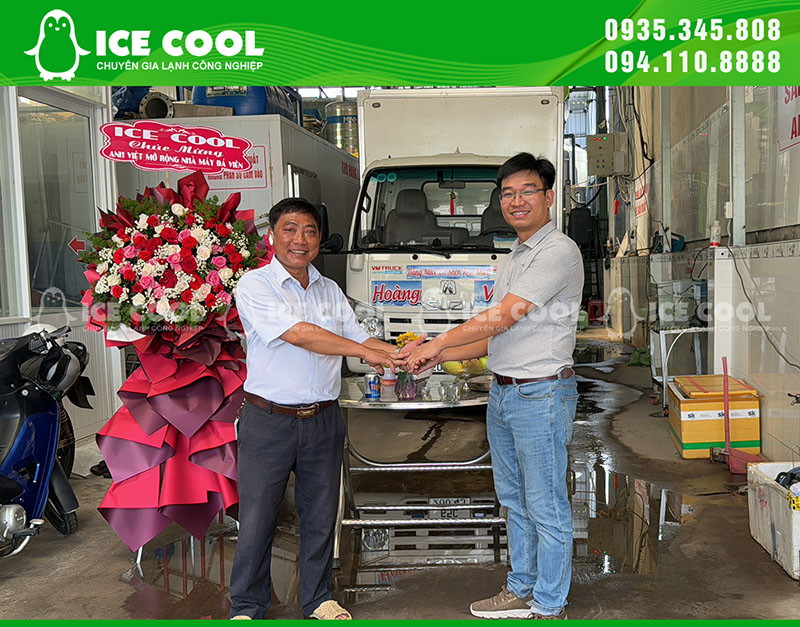 Anh Việt rất tin tưởng và hài lòng về máy đá cà phê ICE COOL