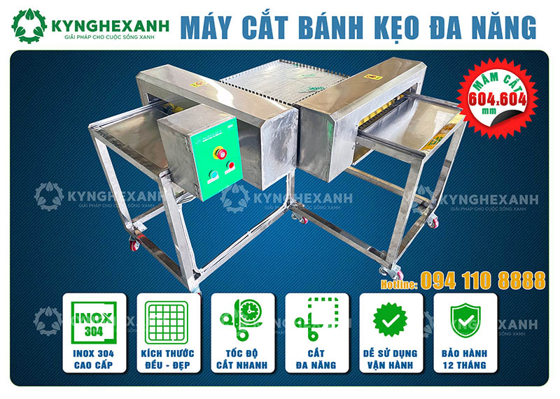 Máy cắt bánh kẹo hiện đại và đa năng