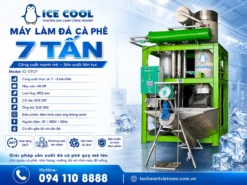 Máy làm đá cà phê 7 tấn