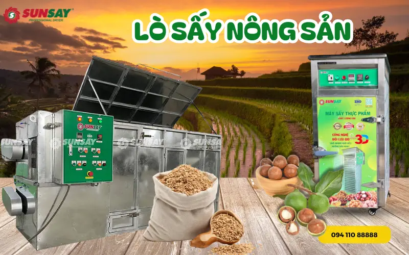 Lò sấy nông sản - giải pháp kinh tế cho nông dân Việt