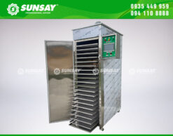 Máy sấy lạnh đối lưu 20 khay HMI sử dụng màn hình điều khiển HMI giúp tối ưu hóa quá trình sản xuất
