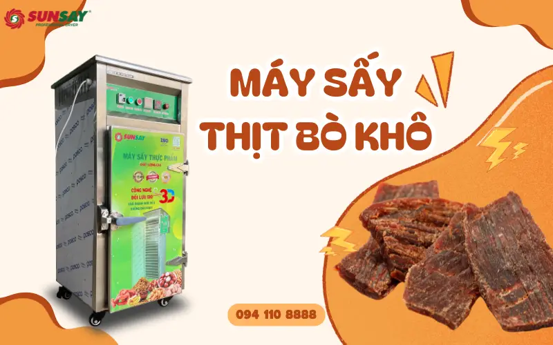 Máy sấy thịt bò khô