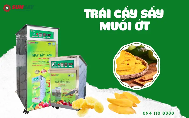 Trái cây sấy muối ớt
