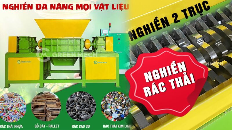 Máy nghiền rác, nghiền phế liệu