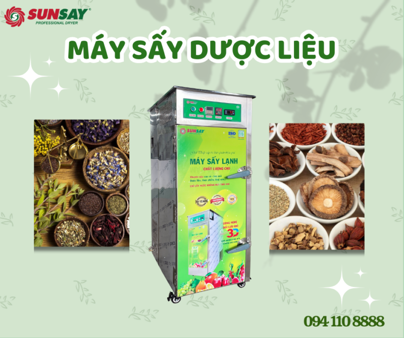 Máy sấy dược liệu