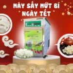 Máy sấy mứt bí ngày Tết: 6 bí quyết giúp mứt giữ hương vị lâu Máy sấy mứt bí ngày Tết SUNSAY