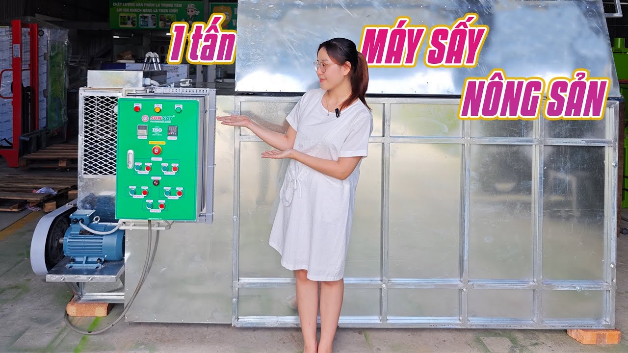 Máy sấy nông sản SUNSAY công suất 1 tấn