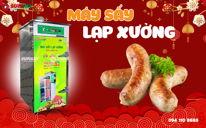 Top 3 máy sấy lạp xưởng