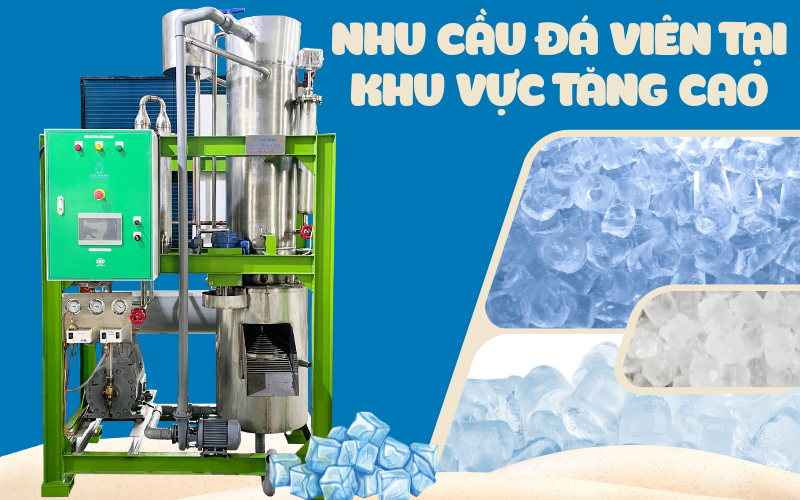 Nhu cầu đá viên tại khu vực tăng cao