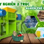 Máy nghiền 2 trục nghiền phế liệu – Công nghệ bền bỉ, hiệu suất cao Máy nghiền 2 trục nghiền phế liệu – Công nghệ bền bỉ, hiệu suất cao