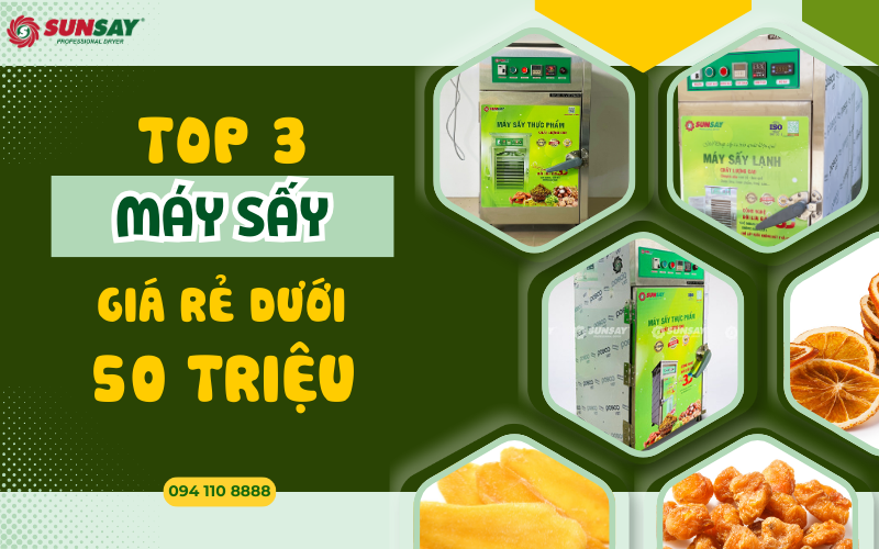 TOP 3 máy sấy giá rẻ dưới 50 triệu