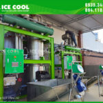 2 máy đá viên được lắp đặt cẩn thận và chuyên nghiệp bởi đội ngũ kỹ thuật ICE COOL