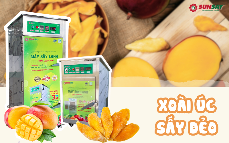 Xoài Úc sấy dẻo: Giải pháp tiêu thụ nông sản bền vững mùa rớt giá