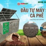 Máy sấy cà phê tăng năng suất chế biến