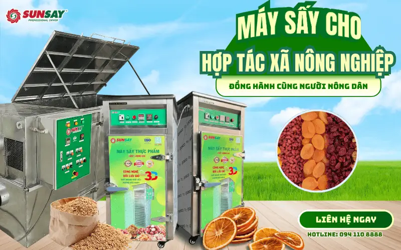 Máy sấy cho hợp tác xã nông nghiệp
