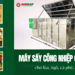 Máy sấy công nghiệp cỡ nhỏ cho lúa, ngô, cà phê – Giải pháp mùa thu hoạch