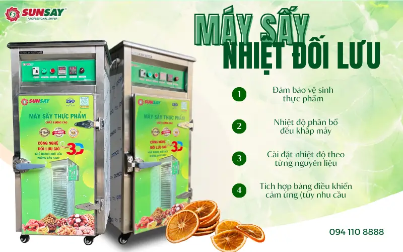 Máy sấy nhiệt đối lưu chất lượng cao
