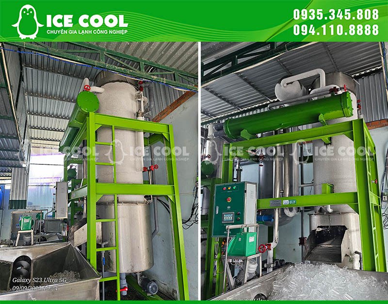 2 máy đá viên ICE COOL được cung cấp đến Bình Thuận