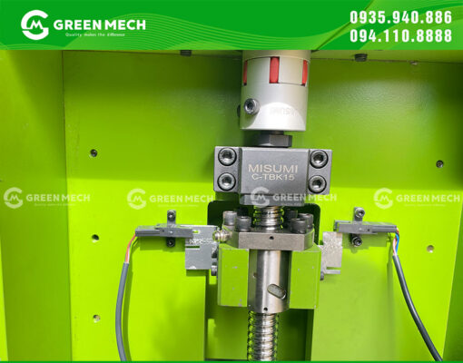 Bộ phận điều chỉnh góc mài của máy