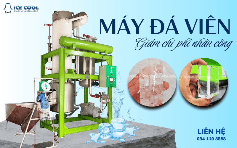 Máy đá viên giảm chi phí nhân công giúp tăng lợi nhuận và hiệu suất vận hành
