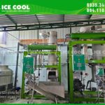 Máy được đưa vào vị trí, hoạt động ổn định