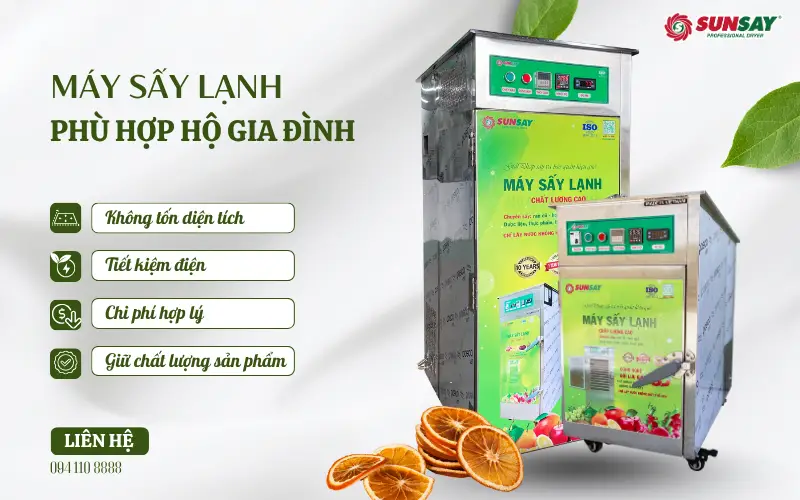 Chọn máy sấy lạnh phù hợp hộ gia đình như thế nào để đạt hiệu quả cao nhất