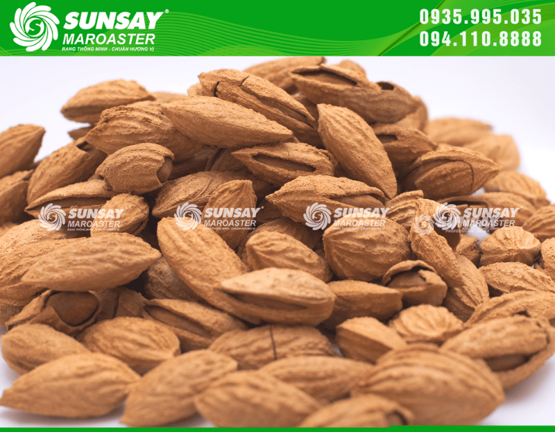 Đầu tư máy rang hạnh nhân giúp tăng năng suất và tiết kiệm chi phí