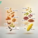 Hạt rang cần đạt độ ẩm thấp, nhưng không quá thấp để giữ được độ giòn tự nhiên