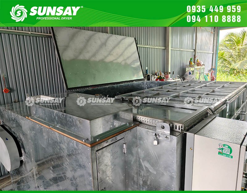 Máy được thiết kế dạng modul dễ lắp đặt