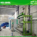 Bàn giao hệ thống máy đá cà phê 5 tấn đến Bình Dương - Giải pháp đá sạch ổn định, vận hành bền bỉ Hệ thống bao gồm máy đá viên cà phê 5 tấn, máy làm đá cây và kho lạnh