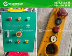 Hệ thống điều khiển của máy chẻ củi thủy lực HT1000