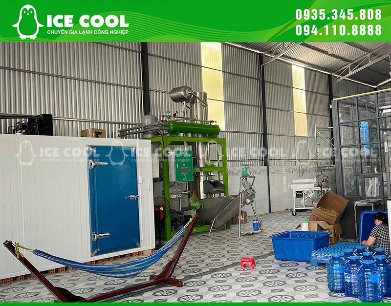 Máy đá viên ICE COOL chất lượng cao, đá ra nhanh, tinh khiết