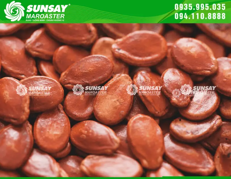 Máy rang hạt dưa rang hạt chín đều, không cháy xém và có mùi thơm