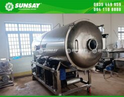 Máy sấy thăng hoa 70kg phù hợp với các nhà máy chế biến thực phẩm lớn