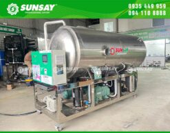 Máy sấy thăng hoa 70kg với công nghệ hiện đại giúp nâng cao giá trị của sản phẩm