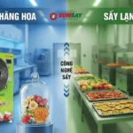 So sánh chuẩn giữa thăng hoa - sấy lạnh: Đâu là lựa chọn cho thực phẩm cao cấp? So sánh chuẩn giữa thăng hoa - sấy lạnh