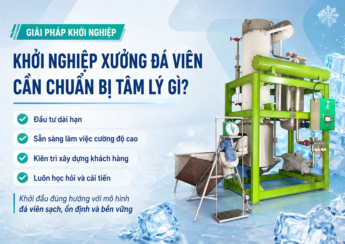 Khởi nghiệp xưởng đá viên: Cần chuẩn bị tâm lý gì?