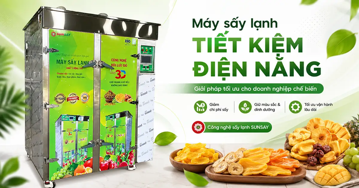Chi phí sấy quá lớn? Máy sấy lạnh tiết kiệm điện năng giúp doanh nghiệp tối ưu vận hành
