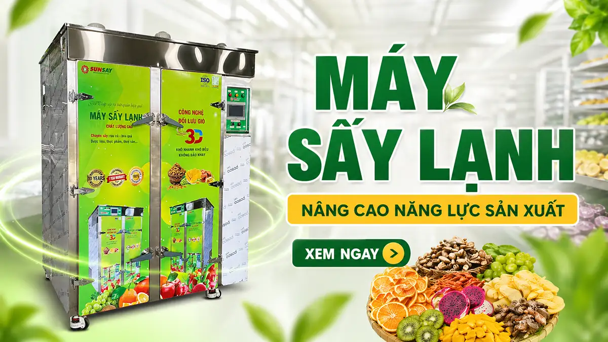Máy sấy lạnh nâng cao năng lực sản xuất